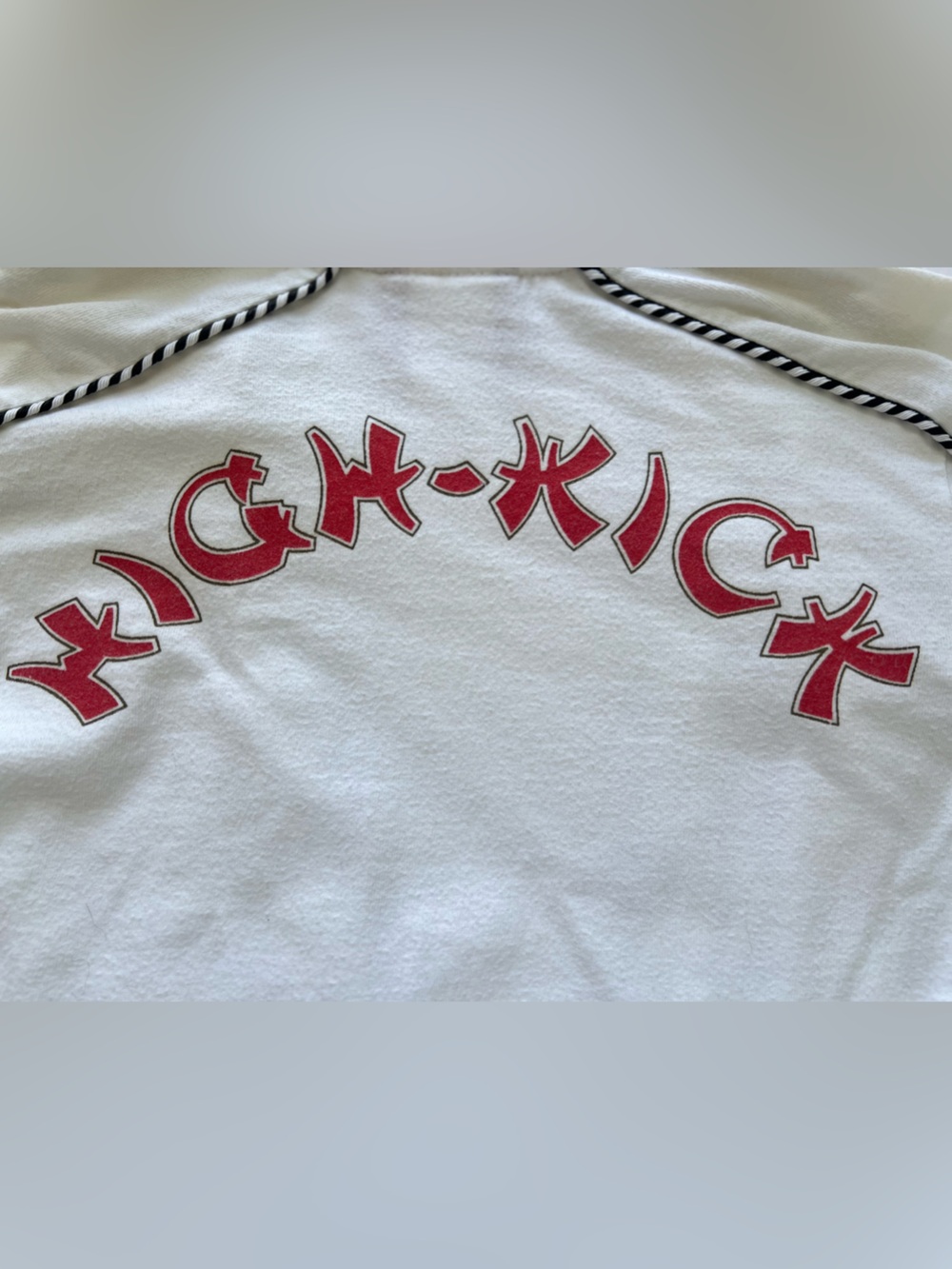Freddy High Kick Y2K White Cotton Full Zip Track Jacket XS - Picture 4 of 12